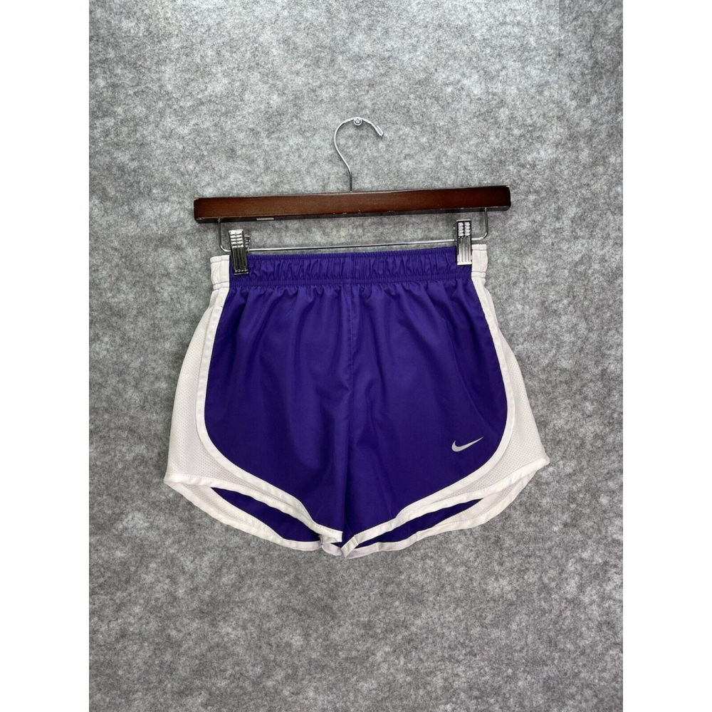 Nike Tempo Women’s Running Shorts Size XS Purple White Athletic Gym
